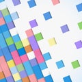 Abstract geometric mosaic background made of colorful square, design pattern texture Royalty Free Stock Photo