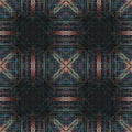 Abstract geometric Motley seamless patternwith texture Royalty Free Stock Photo