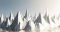 Abstract Geometric Mountain Landscape Royalty Free Stock Photo