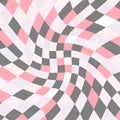 Abstract geometric multicolor pattern. Soft dynamic lines. Fractal Royalty Free Stock Photo