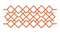 Abstract Geometric Net Pattern, Connection and Structure, vector design Generative AI Royalty Free Stock Photo