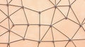 Abstract Geometric Network Pattern Beige Background Good Resolution Stock Photo Royalty Free Stock Photo