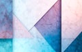 Abstract geometric overlay with soft gradient colors and textured surfaces Royalty Free Stock Photo
