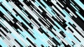 Abstract geometric pattern. Animation. Abstract animation of colorful line patterns moving diagonally on the black