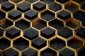 Abstract Geometric Pattern in Black and Gold for Modern Design and Decoration Generative AI Royalty Free Stock Photo