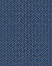 Abstract geometric pattern of bright red and yellow polka dots on a dark blue background Royalty Free Stock Photo