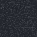 Abstract geometric pattern - chaotic lines seamless texture