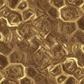 Abstract geometric pattern composed of overlapping hexagonal and polygonal Royalty Free Stock Photo