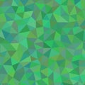 Abstract geometric pattern composed of various shades of green. Royalty Free Stock Photo