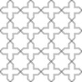 Abstract geometric pattern with crossing thin straight lines. Stylish texture in gray color. Seamless linear pattern. arabic tiles