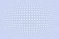 Abstract Geometric Pattern with 3D Illusion Effect. Blue Convex Background