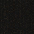 Abstract geometric pattern with a dark background featuring a network of thin, angular Royalty Free Stock Photo