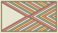 Abstract geometric pattern, diagonal lines colorful design background element vector design Generative AI Royalty Free Stock Photo