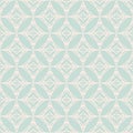 Abstract geometric pattern in dusty blue and light pink color. Seamless geometric background. Vector