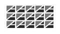 Abstract Geometric Pattern, Dynamic Monochromatic Design, vector design Generative AI Royalty Free Stock Photo