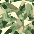 Abstract Geometric Pattern in Earthy Tones and Sharp Shapes Royalty Free Stock Photo