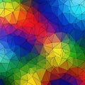 Abstract geometric pattern featuring an array of vibrant colors Royalty Free Stock Photo