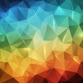 Pattern featuring a gradient of colors transitioning from cool Royalty Free Stock Photo