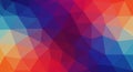 Abstract geometric pattern featuring a gradient of polygons. Triangular shapes blend Royalty Free Stock Photo