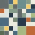 Abstract geometric pattern featuring a grid of rectangles an Royalty Free Stock Photo