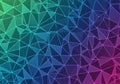 Abstract geometric pattern featuring interconnected polygons Royalty Free Stock Photo