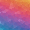 Abstract geometric pattern featuring overlapping polygons in a gradient of colors Royalty Free Stock Photo