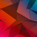 Abstract geometric pattern featuring a series of interlocking triangular shapes Royalty Free Stock Photo