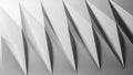 The repetitive sharp edged forms create a rhythmic visual sequence Royalty Free Stock Photo