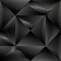 Abstract geometric pattern featuring sharp, triangular facets arranged in a seamless, Royalty Free Stock Photo