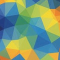 Abstract geometric pattern featuring a vibrant polygonal design Royalty Free Stock Photo