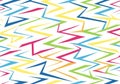 Abstract geometric pattern featuring zigzag lines Royalty Free Stock Photo
