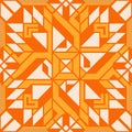 Abstract Geometric Pattern generative computational art illustration Royalty Free Stock Photo