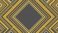 Abstract Geometric Pattern with Gold and Grey Rhombus Shapes Royalty Free Stock Photo