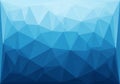 Abstract geometric pattern with a gradient of blue tones. Features Royalty Free Stock Photo
