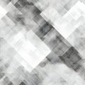 Abstract geometric pattern in grayscale with layered textured squares and rectangles Royalty Free Stock Photo