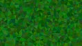 Abstract geometric pattern of green triangles low poly background vector Royalty Free Stock Photo