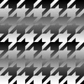Houndstooth plaid geometric style pattern. Seamless vector pattern Royalty Free Stock Photo