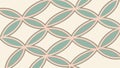 Abstract Geometric Pattern, Interlocking Shapes, vector design Generative AI Royalty Free Stock Photo