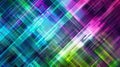 Abstract geometric pattern of intersecting colorful light lines creating a vibrant and dynamic digital artwork background