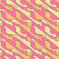 Abstract geometric pattern with intersecting thin line