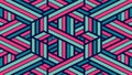 Abstract geometric pattern with interwoven lines and vibrant colors Royalty Free Stock Photo