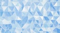 Blue Triangles Abstract Background. Geometric Polygon Pattern. Royalty Free Stock Photo