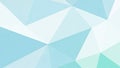 Abstract Geometric Pattern of Light Blue and White Triangles Royalty Free Stock Photo