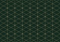 Abstract geometric pattern with lines on dark green background2 Royalty Free Stock Photo