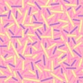 Abstract geometric pattern with lines. Stylish texture in pink color.