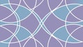 Abstract geometric pattern made of flowing curved lines design vector Generative AI Royalty Free Stock Photo