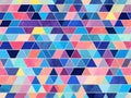 Abstract geometric pattern made up of a dense, repeating array of interlocking triangles and trapezoids Royalty Free Stock Photo