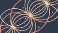 Abstract geometric pattern, modern and dynamic design. vector design Generative AI Royalty Free Stock Photo