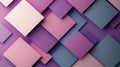 Abstract Geometric Pattern with Overlapping Squares in Pink, Purple, and Blue Hues Royalty Free Stock Photo