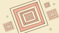 Abstract geometric pattern with overlapping squares vector design Generative AI Royalty Free Stock Photo